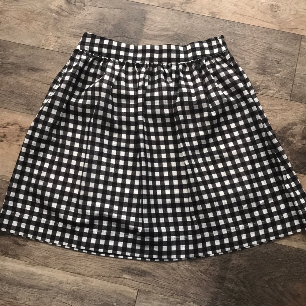 Gingham skirt